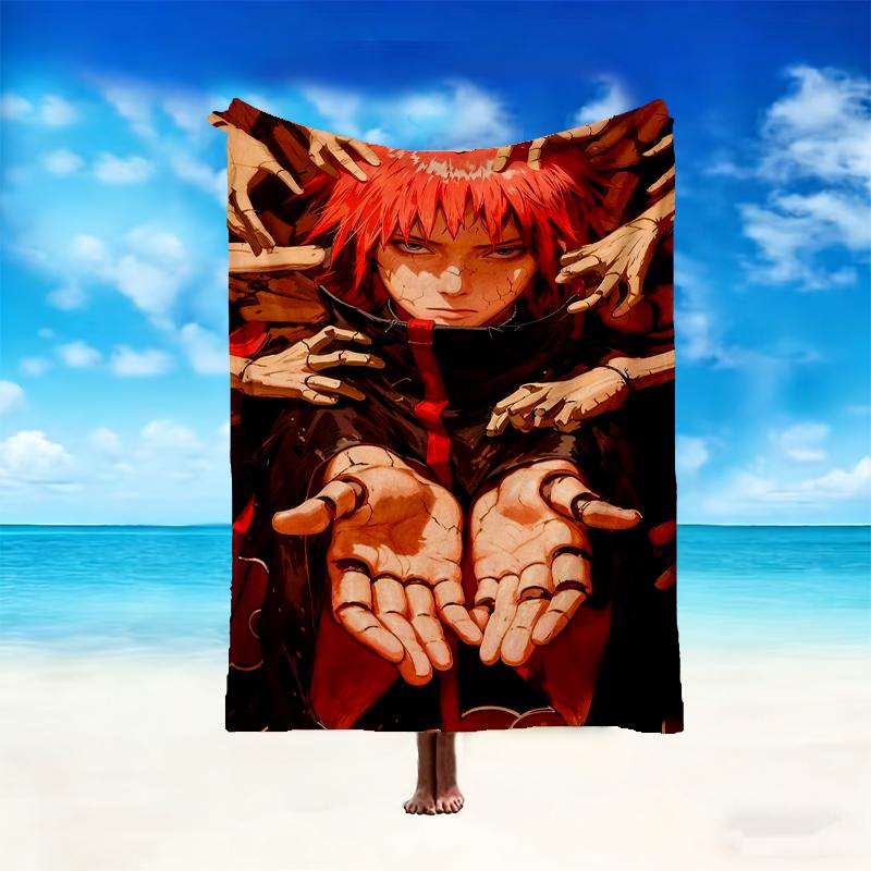 1pc Naruto Blanket, Super Cozy Printed Home Blanket, All-Season Warmth
