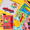 6 Photos/package of Transportation Vehicles Ship Face Swaps New Product Parent-child Interactive Puzzle Stickers