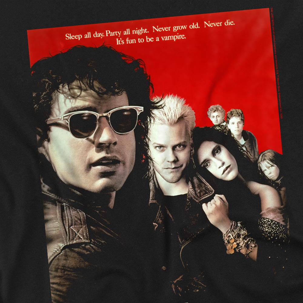 The Lost Boys Unisex Adult Fun To Be A Vampire Poster T-Shirt