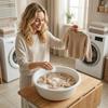 Pullover-Tabletten – – Schrumpft, stellt Weichheit wieder her & sicher für Farben, – Schrumpfender Pullover Brausetabletten, Lösung gegen Stoffschrumpfung, Sanftes Einweichen, Form