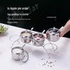 Aiqiyixuan ME304 Stainless Steel Spice Jar Set with Rack