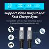 Usb 4.0 Data Cable Compatible For  4 Type C Double-headed 8k Cable 40gbps Pd 240w Fast Charging Cable