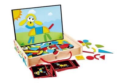 Hape Magnetic Art Set 30 X 23 X 6 Cm, for Ages 3 and Up, Wooden Pretend Play Toy, E1631
