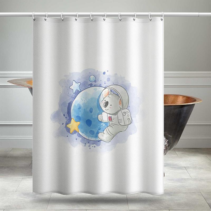 Perdea de duș îngroșată, rezistentă la apă, rezistentă la mucegai, Perdeau despărțitor de duș.