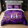 Set Biancheria da Letto Design Anderlecht FC 1 Copripiumino + 2 Federe Morbide Traspiranti Biancheria da Letto per la Casa