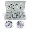 200 Pieces Spring Set with Various Sizes of Metal Tension Compression and Hook Springs in a Plastic Storage Box for DIY Projects