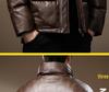 Men's Premium 90% Duck Down Leather Winter Jacket 2024 - Loose, Warm, Outdoor Casual Plus Size Coat