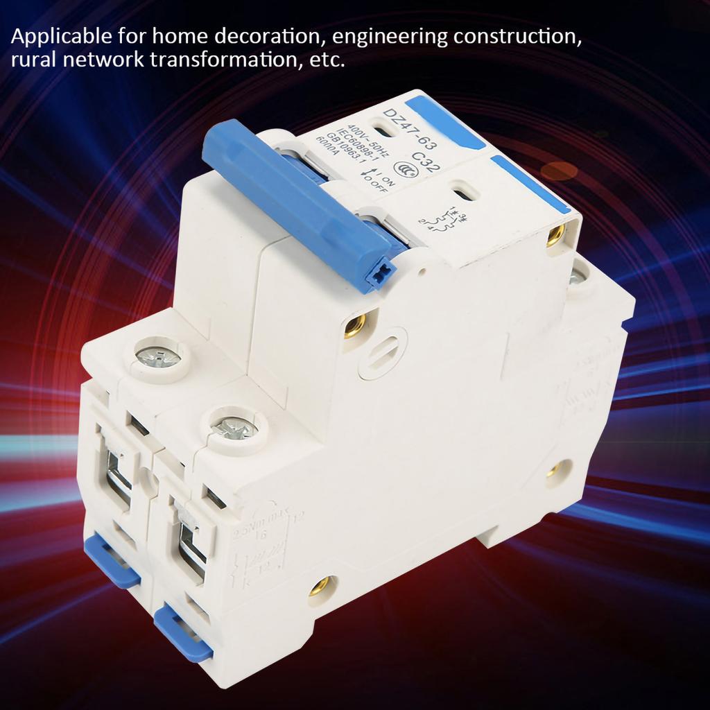 DZ47?63 2Pole 32A Miniature Current Circuit Breaker 220380V