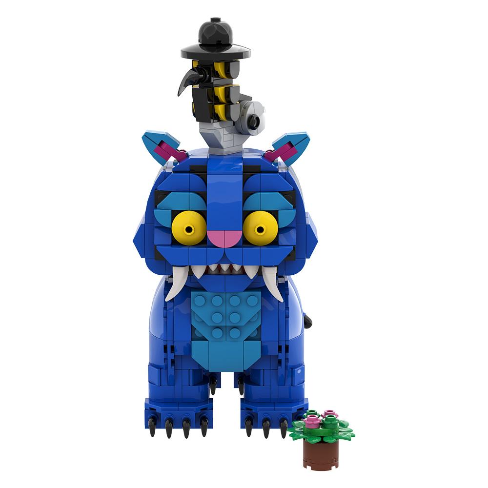 MOC K-pop Demon Hunters Magpie Model Building Blocks Rumi Figure Sussie Demonic Magpie Lion Crow Animal Bricks Toy Gift