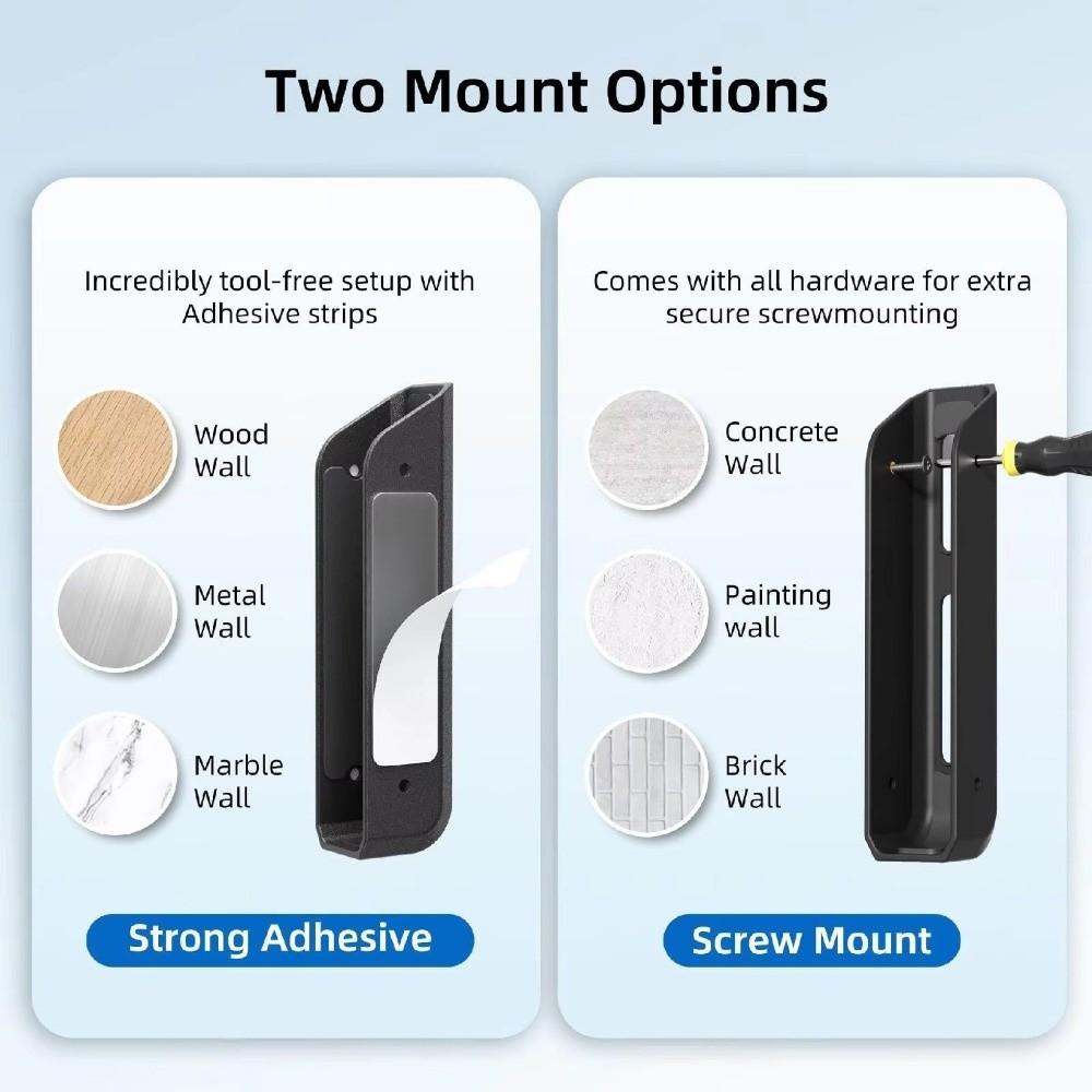 2Pcs with Anti Scratch Protection Pads Laptop Mount Holder Adjustable Under Desk Mount