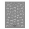 Redanco 5D Embossed Crystal Diamond & Pearl Bow Nail Stickers XR-124