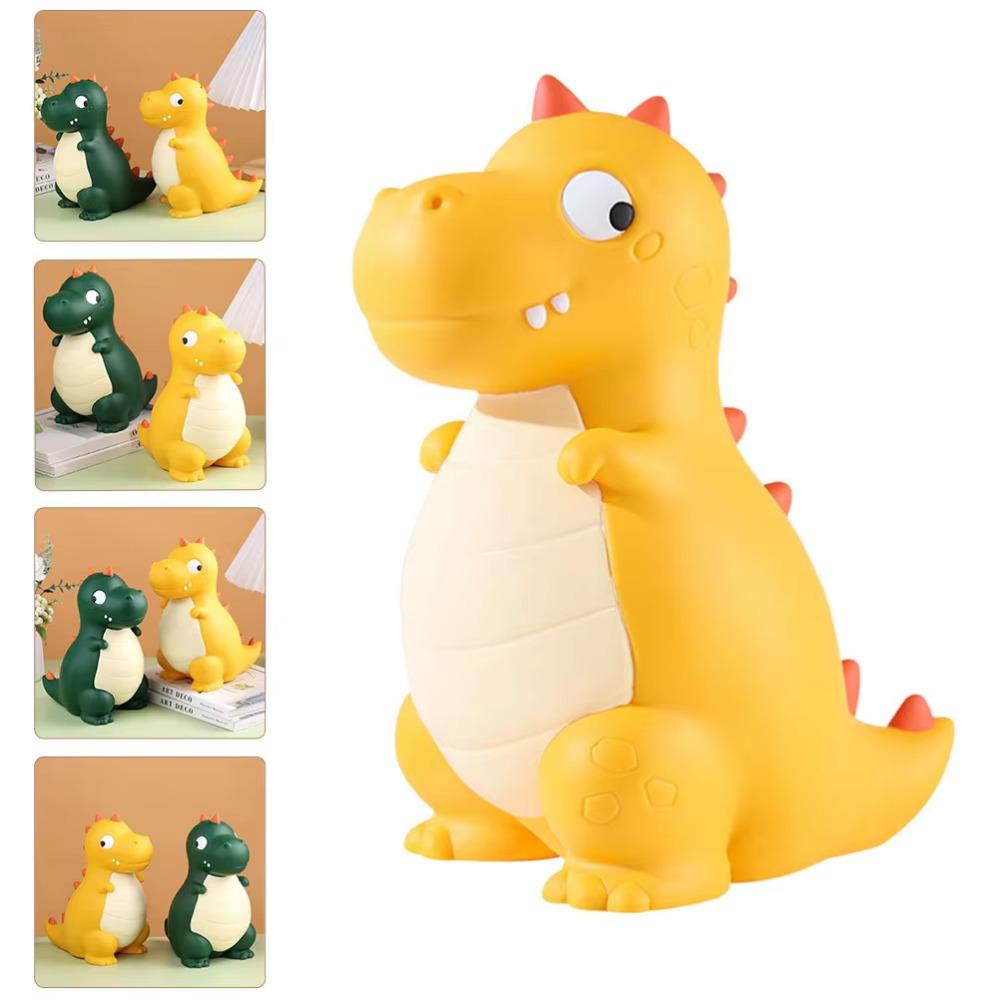 Cute Dinosaur Piggy Bank Cartoon Animal Desktop Ornaments Dinosaur Storage Jar Table
