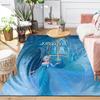 Custom 1Pc Elsa'S Frozen Fantasy Rug Office Carpet Indoor Outdoor Entrance Doormat Nonslip Soft And Comfortable Living Room D91664