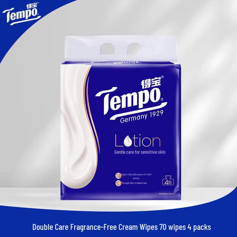 Tempo Soft Pack Lotion Facial Tissues