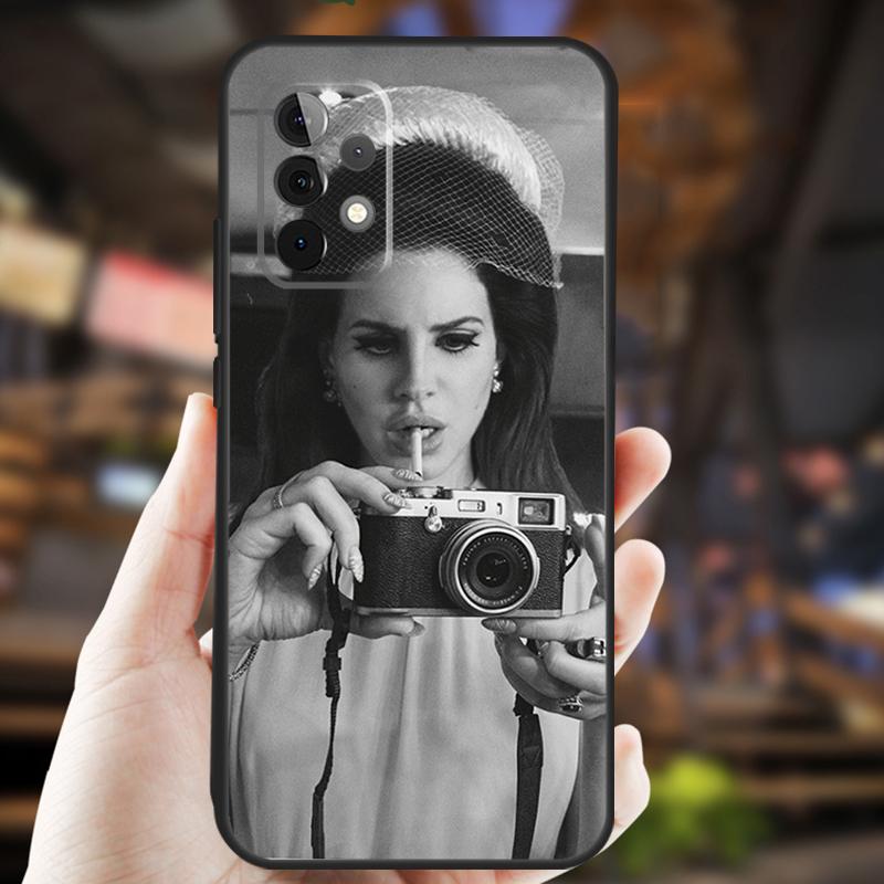 Singer Lana Del Rey Case For Samsung Galaxy A26 A54 A14 A36 A16 A33 A56 A15 A55 A53 A35 A22 A32 A52 A34 A05 A06