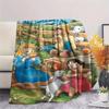 Coperta Bambina Heidi, Alta Qualità, Confortevole per Tutte le Stagioni, Decorazione per la Casa, Calore e Comfort