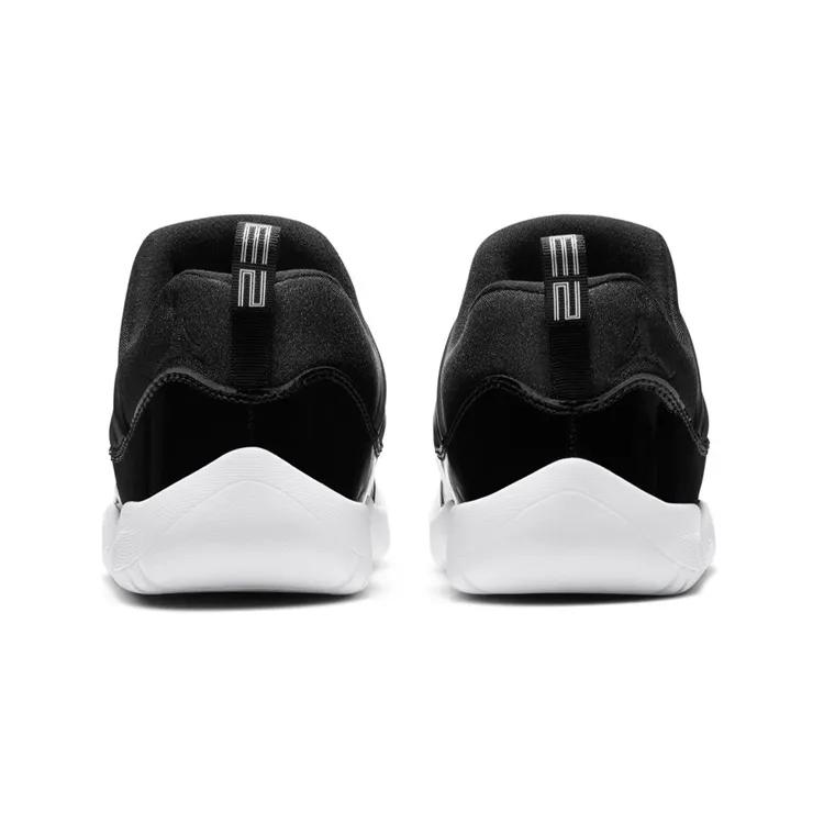 Air Jordan 11 Retro Little Flex PreSchool '25th Anniversary' (Unisex) Black / Black / White Kids' Basketball Shoes BQ7101 011