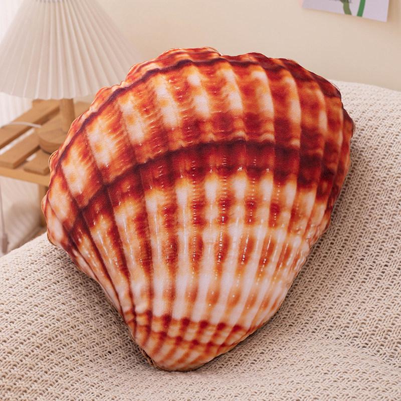 Simulated Marine Life Throw Pillow Printing Special-Shaped Starfish Shell Conch Soft Sofa Home Decoration Throw Pillow Cushion