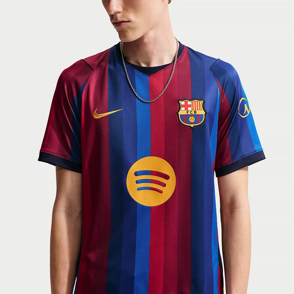 Nike Gestreifter V-Ausschnitt Pullover Einfaches Kurzarm Fußball T-Shirt Herren Oberteile II1872-683