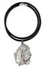 Basset Hound III - Necklace with Dog, Silver-plated Pendant for Dog Fan, Unique Jewelry by Brand