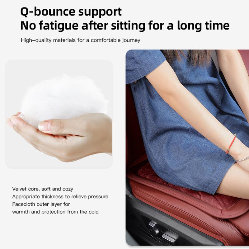 Priekš Renault 2026 Jauni disku uzlikas Automašīnas sēdekļa spilvens Flaneļa Silti mīksti paliktņi Interjera aksesuāri priekš Renault QM6 Kadjar Clio Koleos Meg