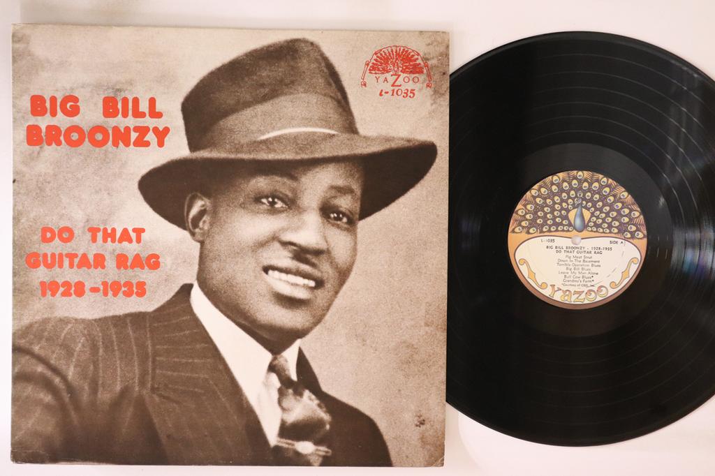 LP Record BIG BILL BROONZY - Do That Guitar Rag 1928-1935 L1035 YAZOO 1973 US Blues Used