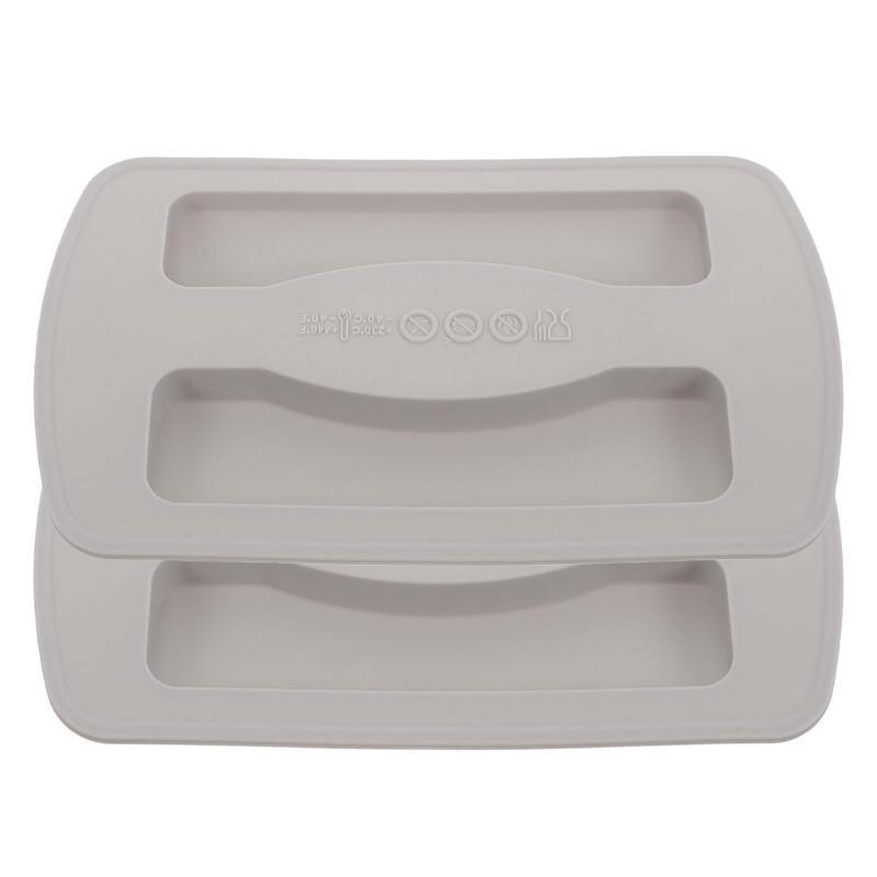 2 штуки Чехол для тостера Модный чехол для хлебопечки Аксессуары для кухонной техники Пылезащитный чехол для тостера для хлебопечки серый