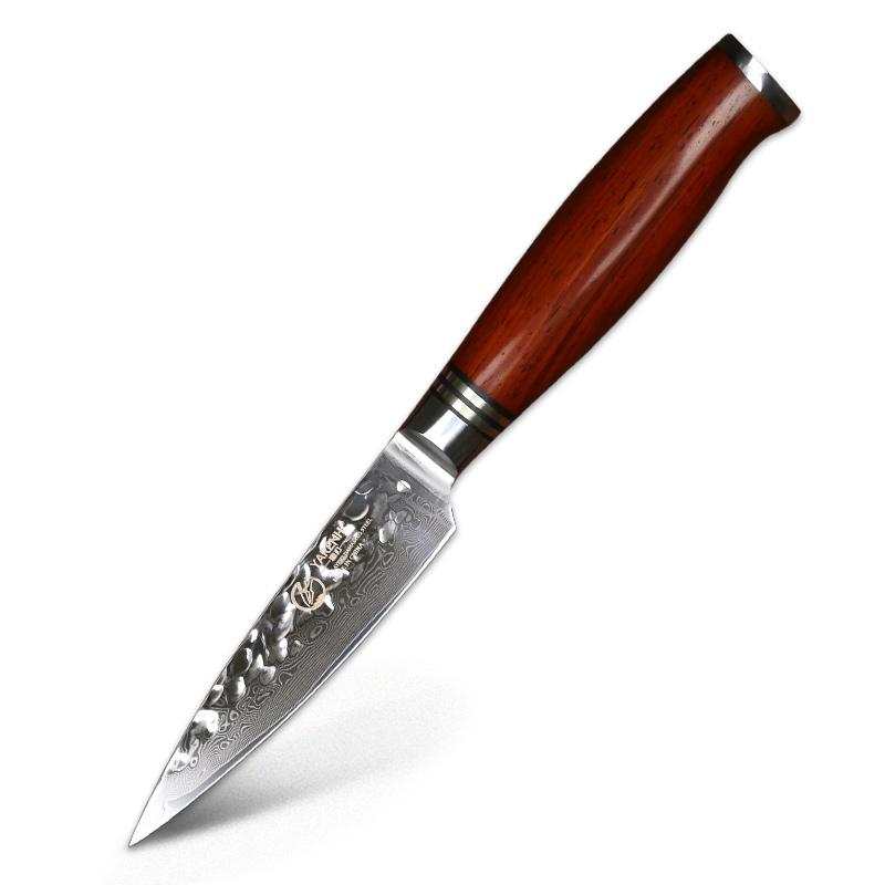 Paring Knives 3.5Inch Professional Grade Handmade Best Quality Japanese Damascus Stainless Steel for Kitchen Fruit Peeling Knife
