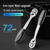 Versatile Quick-Release Ratchet Wrench Set - Large, Medium, Small - 72 Teeth, Universal Bidirectional Design for Heavy-Duty and Household Use