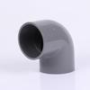 UPVC 90° Elbow Connector: Grey 450-500 Equal Diameter Right Angle Pipe Fitting