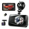 DWCQRTM First In Drive Recorder Front and Rear Camera Small Drive Recorder 1080P Image Correction Technology LCD Screen Wide Angle Car Camera with