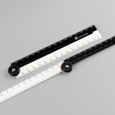 Art 1 Stück Faltlineal schwarz und weiß einfaches Lineal grafisches Faltlineal Schüler Lernbedarf kreative Schreibwaren
