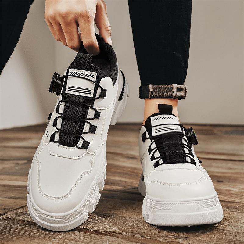 Drehknopf Martin Schuhe Herren Herbst 2024 neue Herrenschuhe Workwear Freizeitschuhe Herren Outdoor-Sport trendige Schuhe