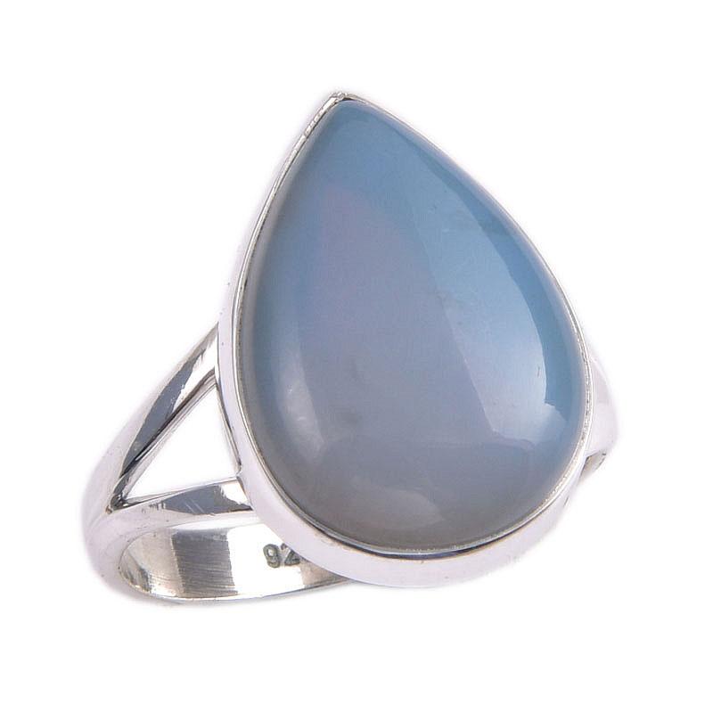 Natural Owyhee Opal Gemstone 925 Solid Sterling Silver Jewelry Ring Size 7 L9Y23