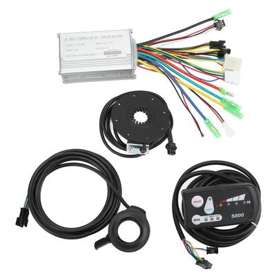 Electric Bike 15A Controller 36V 48V Common Speed Controller with LED S800 Display Panel for 250W