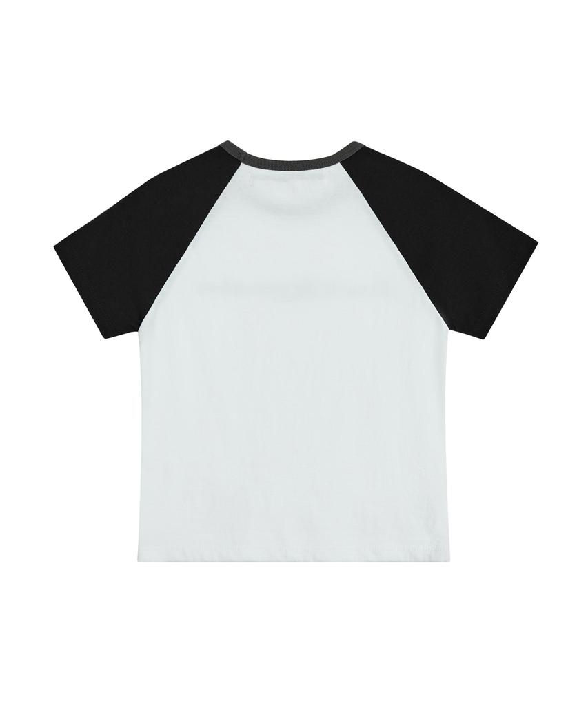 REST&RECREATION Raglan Half Sleeve Top - White