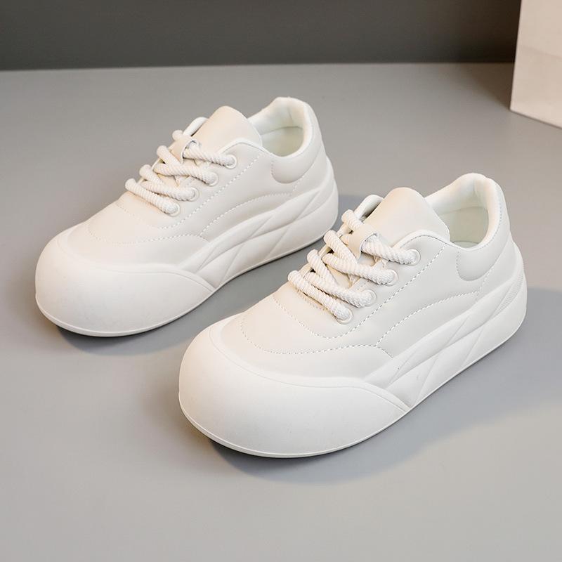 

[Customized] CB8801 new 2025 spring and summer breathable thick-soled heightening board shoes women s sports trend student shoes small 40