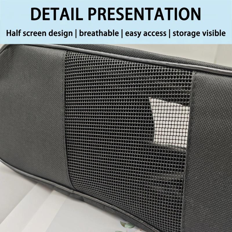 Lightweight Shoe Carrier Bag Portable Golf Shoe Bag Oxford Cloth Breathable Dustproof for Football Tennis Sports Gear