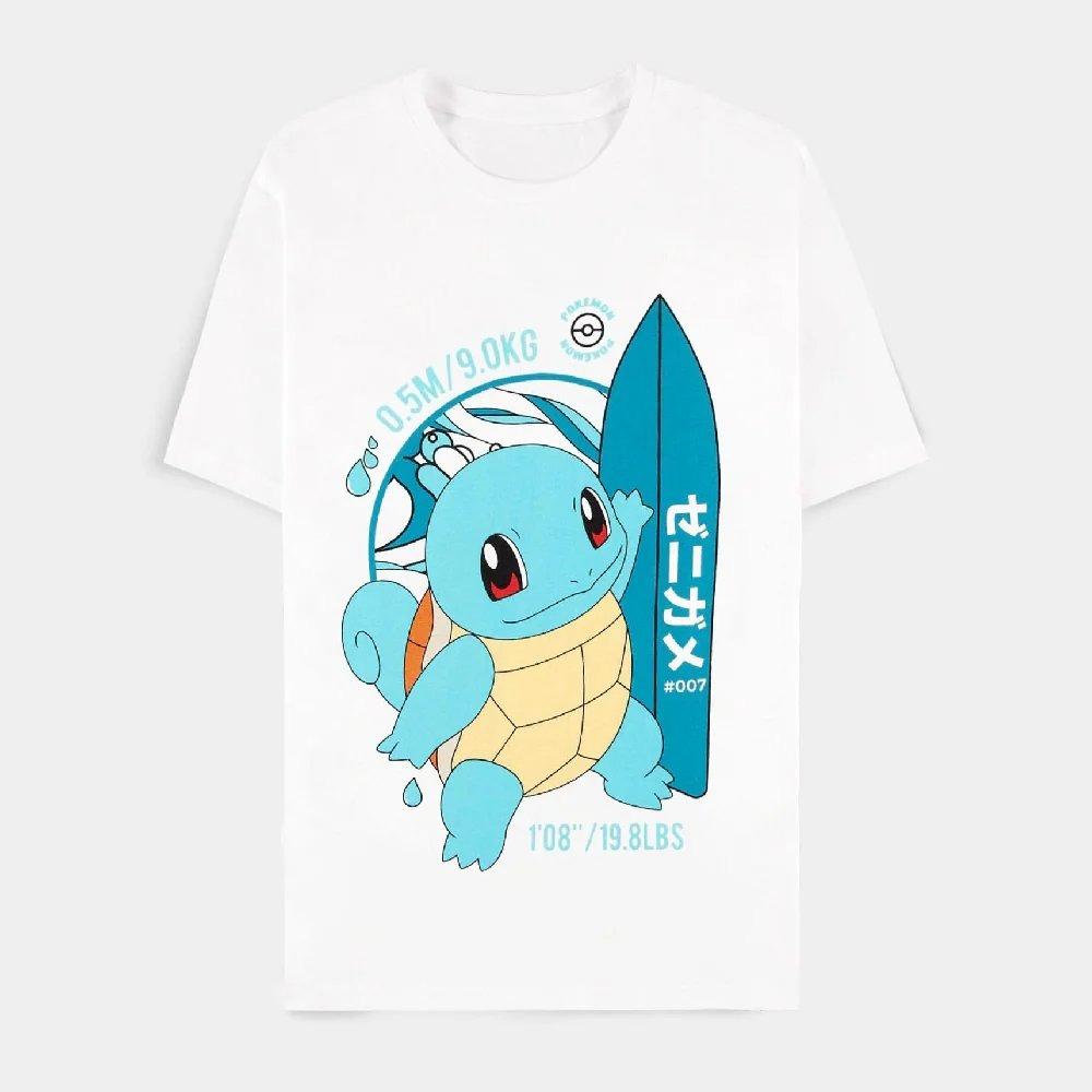 Pokemon Squirtle Anime T-shirt Uomo Donna 2026 Estate Cotone Manica Corta Maglietta Stampa Grafica Top Casual Streetwear Oversize Y2k