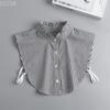 Girls Bowknots Lapel Shirt Detachable Collar Autumn Sweater Blouse Women Fake Collar Girls Removable Shirt Neck False Collar