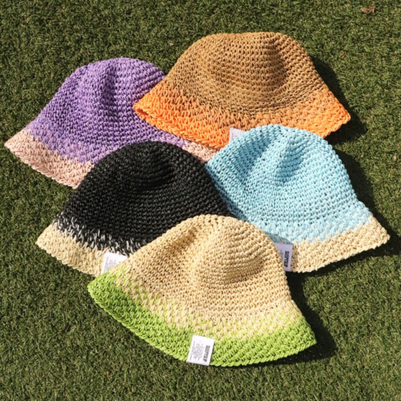 

SLEEPYSLIP MOREA BUCKET HAT(5COLOR) 1.BEIGE_GREEN