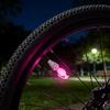 2/4Pcs Bike Tire Valve Light Smart Sensor LED Bicycle Wheel Lamp Night Riding Colorful Road Mountain Bike Valve Decoration Lamp Bike Accessories