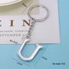 Custom English Alphabet Keychain: Personalized Letter Pendant Gift