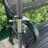 Portable Umbrella Bracket Parasol Holder Garden Umbrella Fixing Clip Bracket for Garden Metal Umbrella Clip Holder