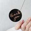 500Pcs Round  Thank You Label Stickers Used For Shipping And Mailing Box Seal Labels Decorative Gifts Stickers