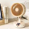 Ultra-Quiet USB Rechargeable Small Desk Fan for Student Dorms and Offices