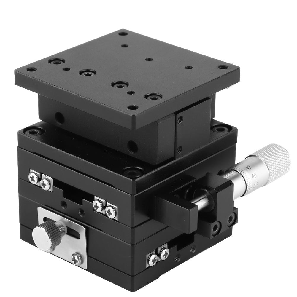 SEMXYZ 60 XYZ Micrometer Trimming Platform Linear Stage Bearing Tuning Sliding Table 60*60mm