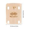 Wood Guitar Neck Gasket Guitar Neck Shims Electric Guitar Reinforcement Plates