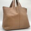BOTTEGA VENETA Eneta Intrecciato Tote Bag Genuine Leather Brown A4 Size Large Capacity Unisex Women Men 145166