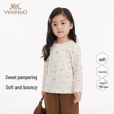 Girls' Floral Long Sleeve T-Shirt